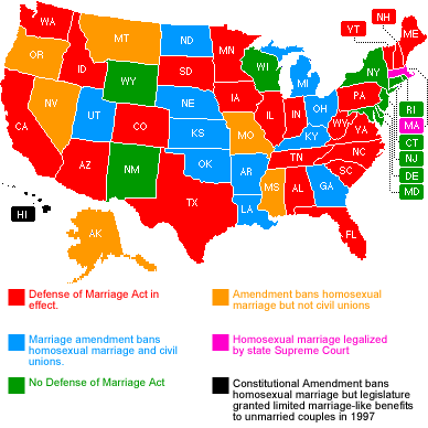 What States Have Gay Marriages 53